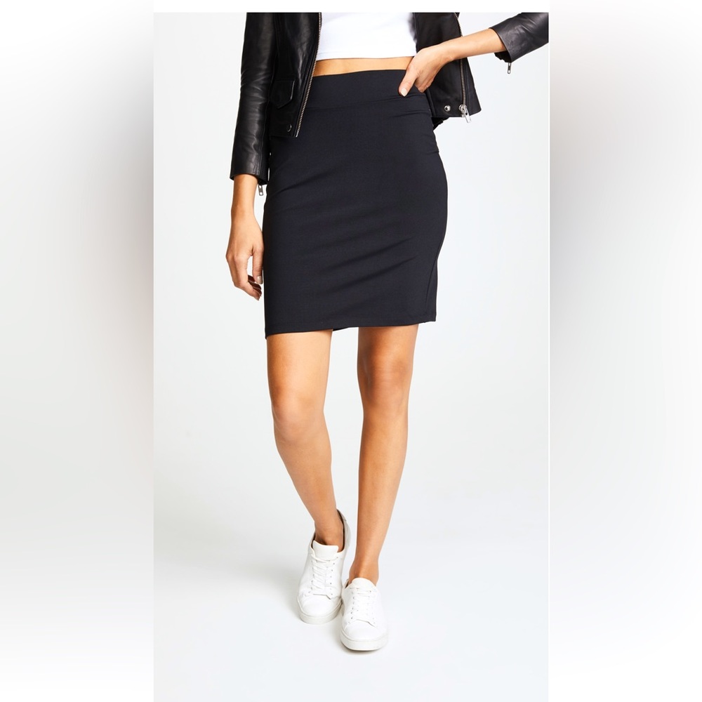 Susana Monaco simple black tube skirt Size L